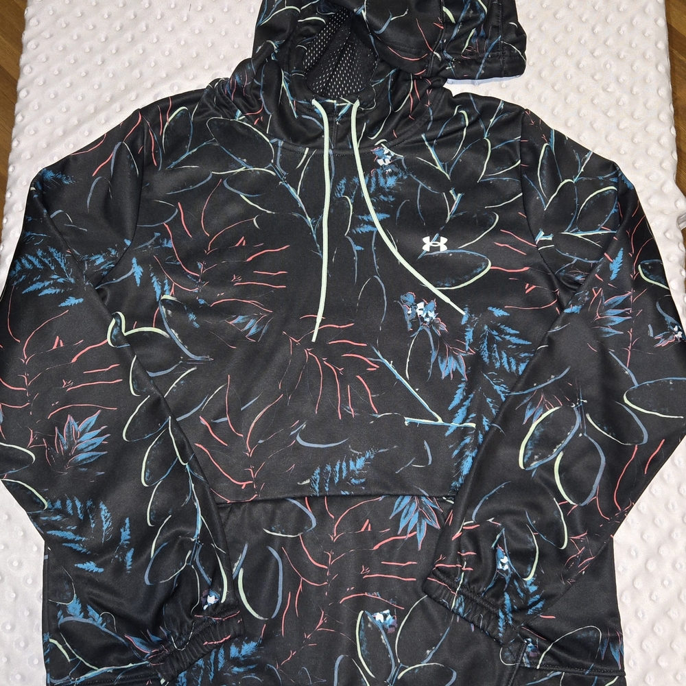 Under Armour Black Floral Pullover Hoodie